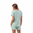 Admas Pigiama estivo Donna art 64108 verde Admas