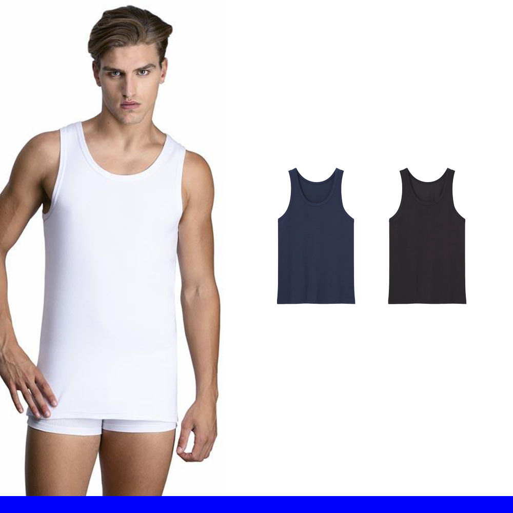 Canotta maglia Uomo cotone Kissimo Kissimo Biancaluna