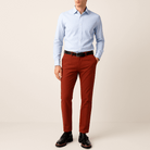 Pantalone chino Uomo invernale in caldo cotone Rosso Di Maiolo Biancheria