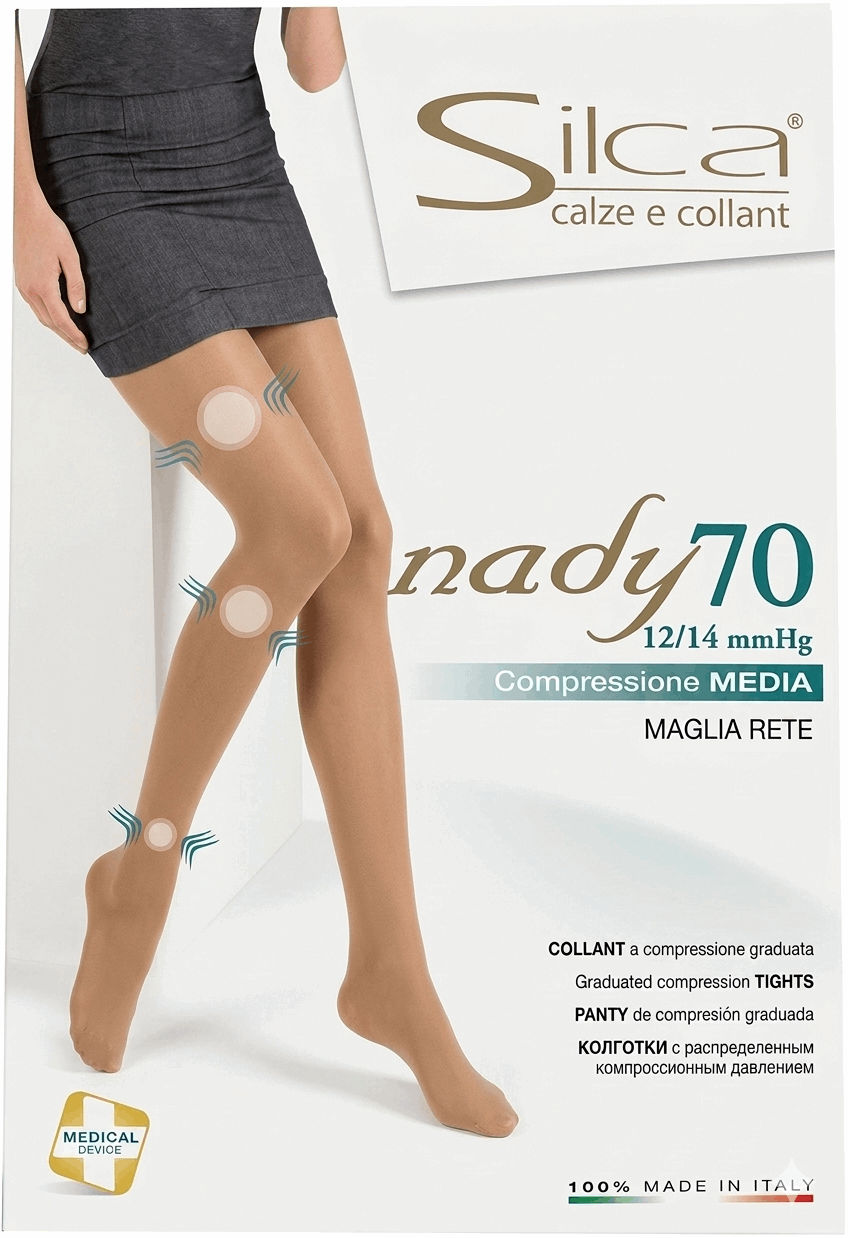 Collant riposante nady 70 den compressione graduta Silca Silca