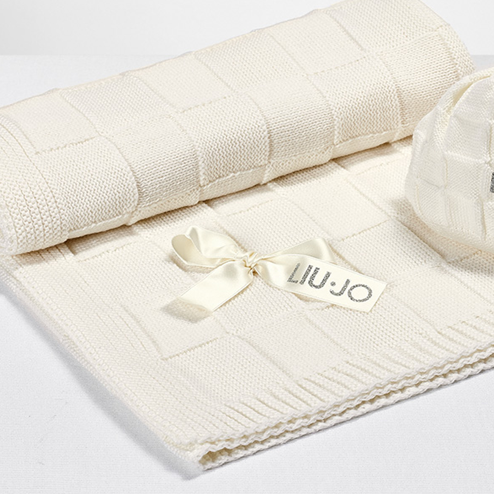 Copertina Liu jo baby art. quadrato in Cotone BL522C Di Maiolo Biancheria
