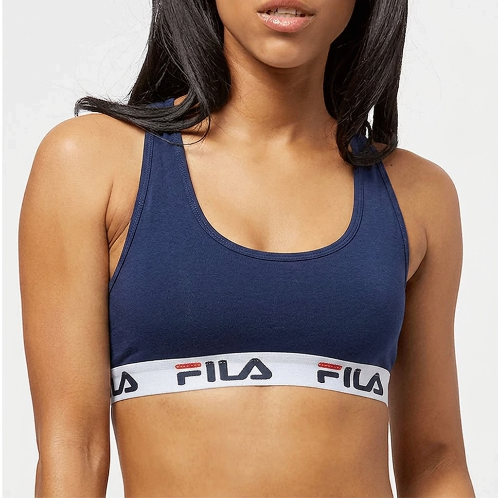 Reggiseno sportivo in cotone elastico Fila FU6042 vari colori Fila
