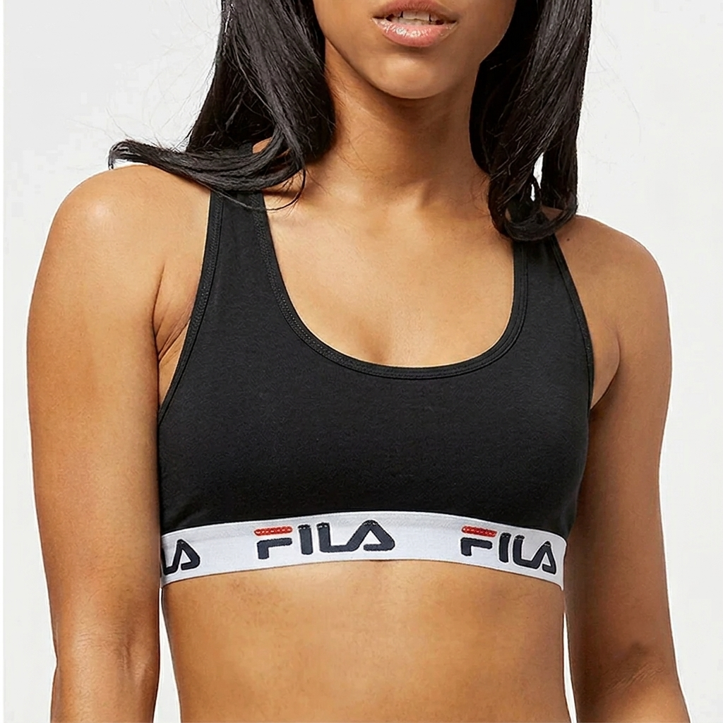 Reggiseno sportivo in cotone elastico Fila FU6042 vari colori Fila