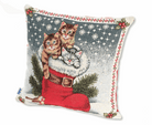 Cuscino Natalizio 45*45 Gatti Di Maiolo Biancheria