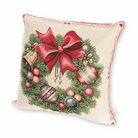 Cuscino Natalizio 45*45 Ghirlanda Di Maiolo Biancheria
