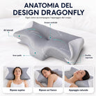 Guanciale anatomico in memory foam alto comfort Dragonfly Niucci Niucci