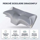 Guanciale anatomico in memory foam alto comfort Dragonfly Niucci Niucci
