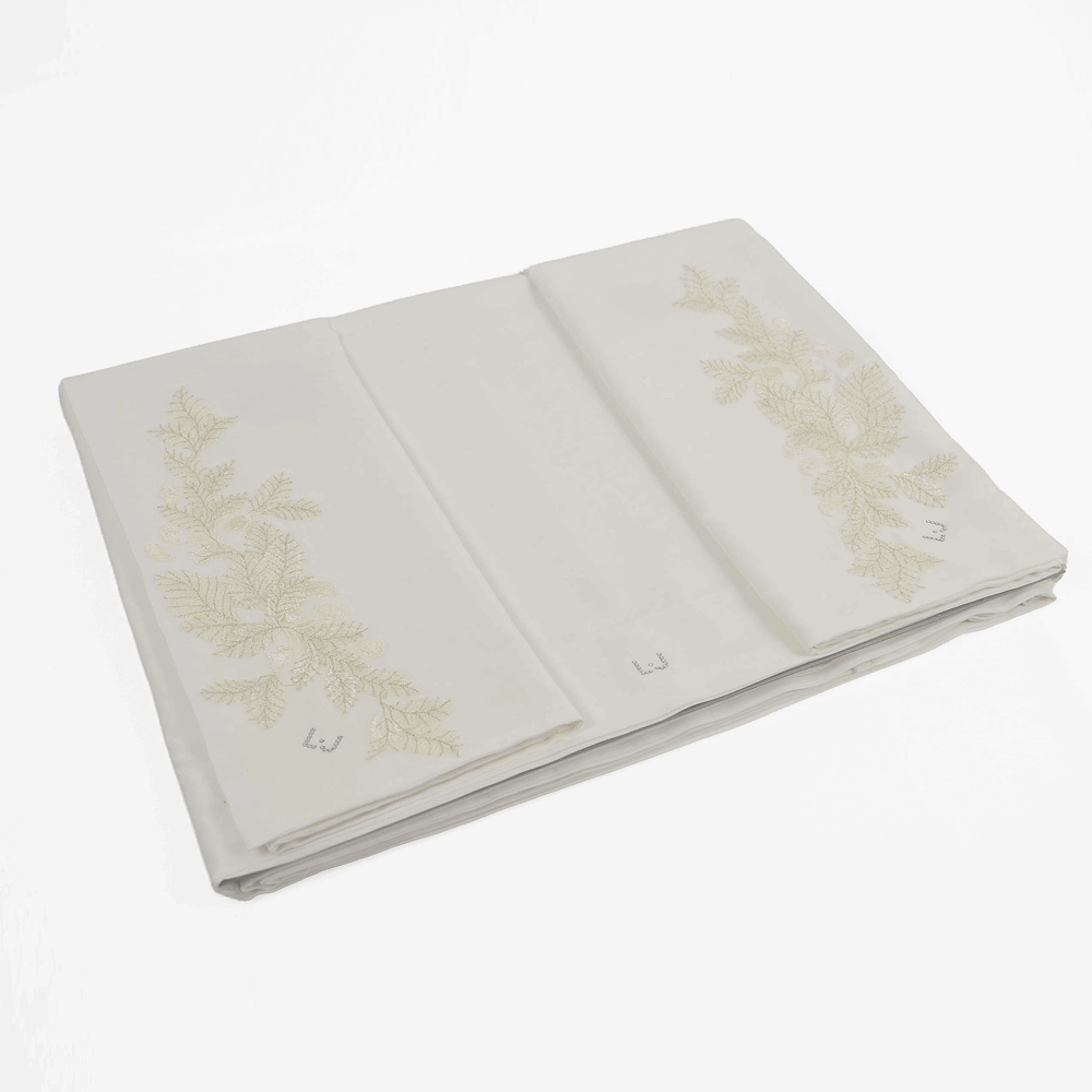 Liu jo Completo Lenzuola matrimoniale art Innamorati DL926 Bianco naturale Liu Jo