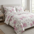 Completo lenzuola matrimoniale in Percalle di cotone Peonia - Rebecca home Rebecca Home