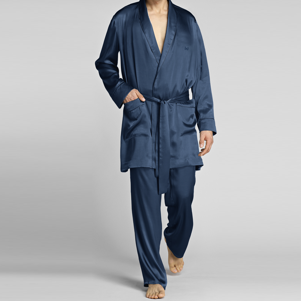 Vestaglia hot sale seta uomo