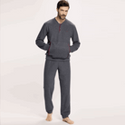 Pigiama Uomo Liu jo Caldo Cotone - DL524 2526 Grigio Liu Jo