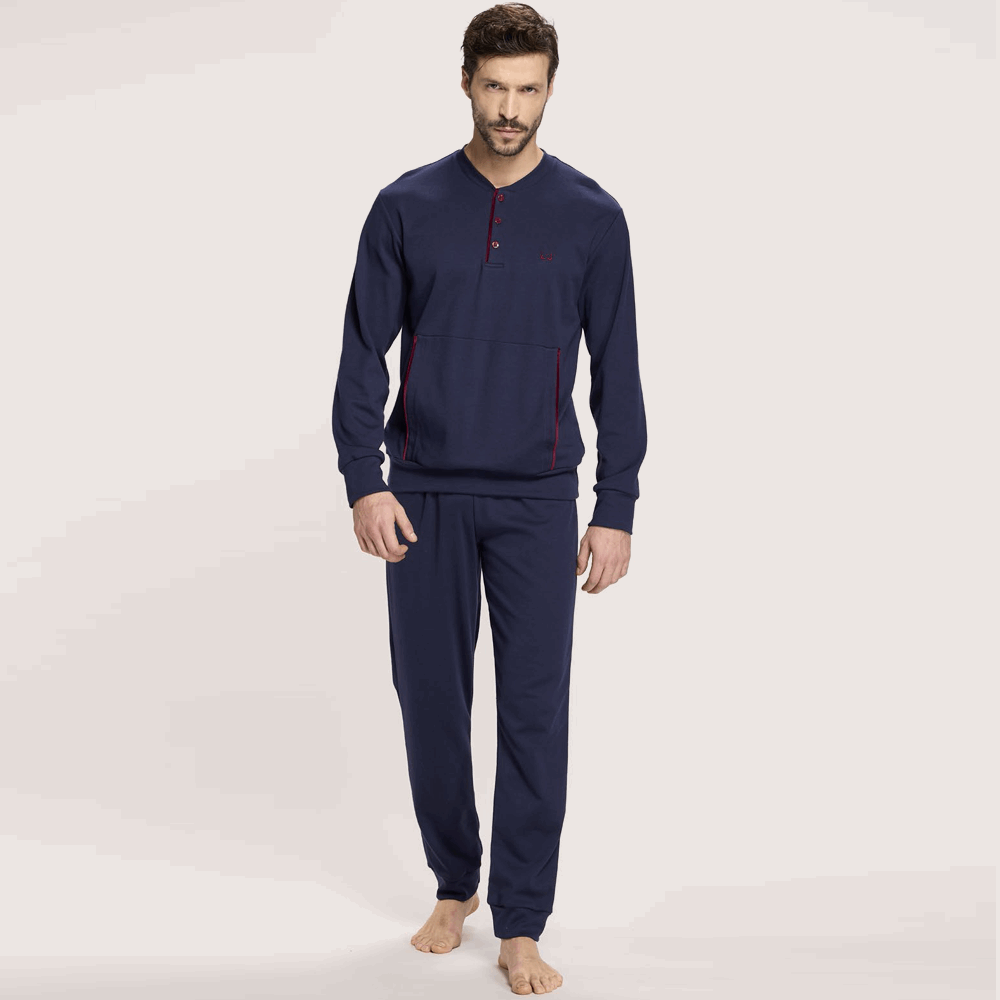 Pigiama Uomo Liu jo Caldo Cotone - DL524 2526 Blu Liu Jo