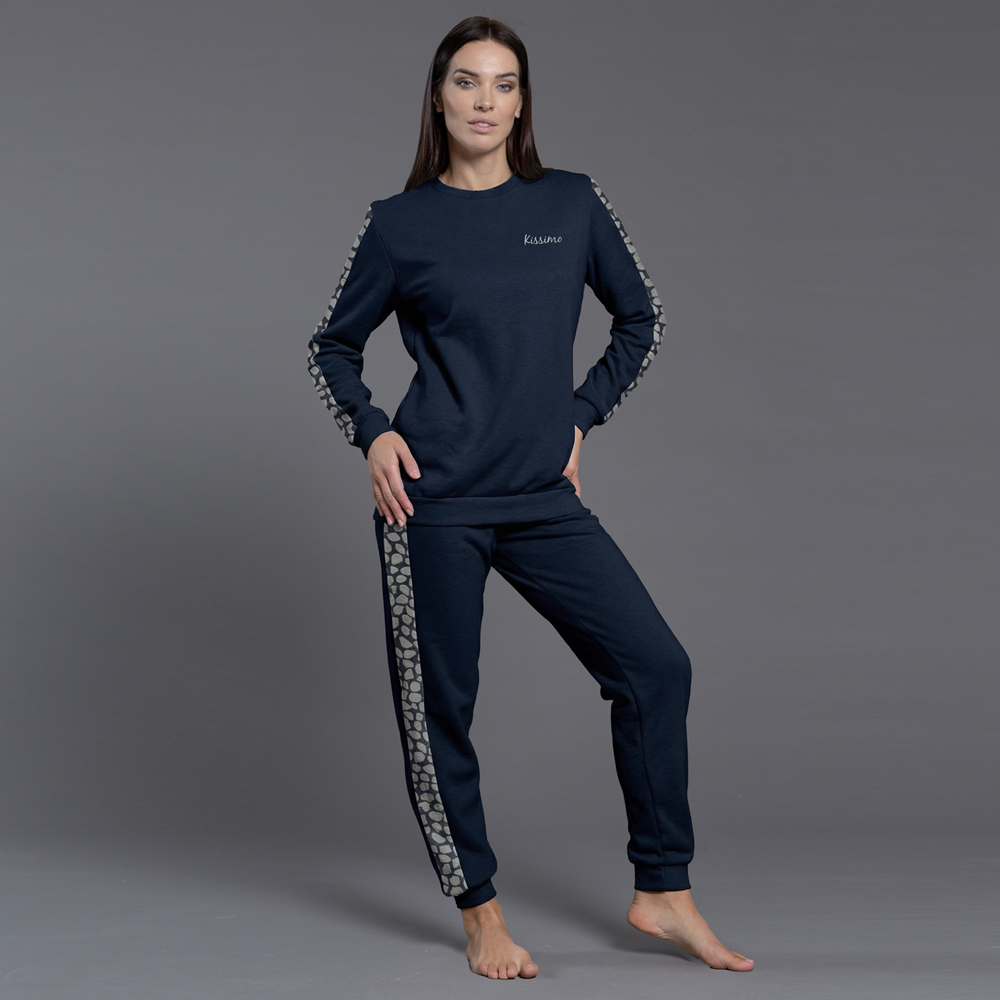 Pigiama Donna in Punto Milano art kissimo 26D25010 Kissimo Biancaluna