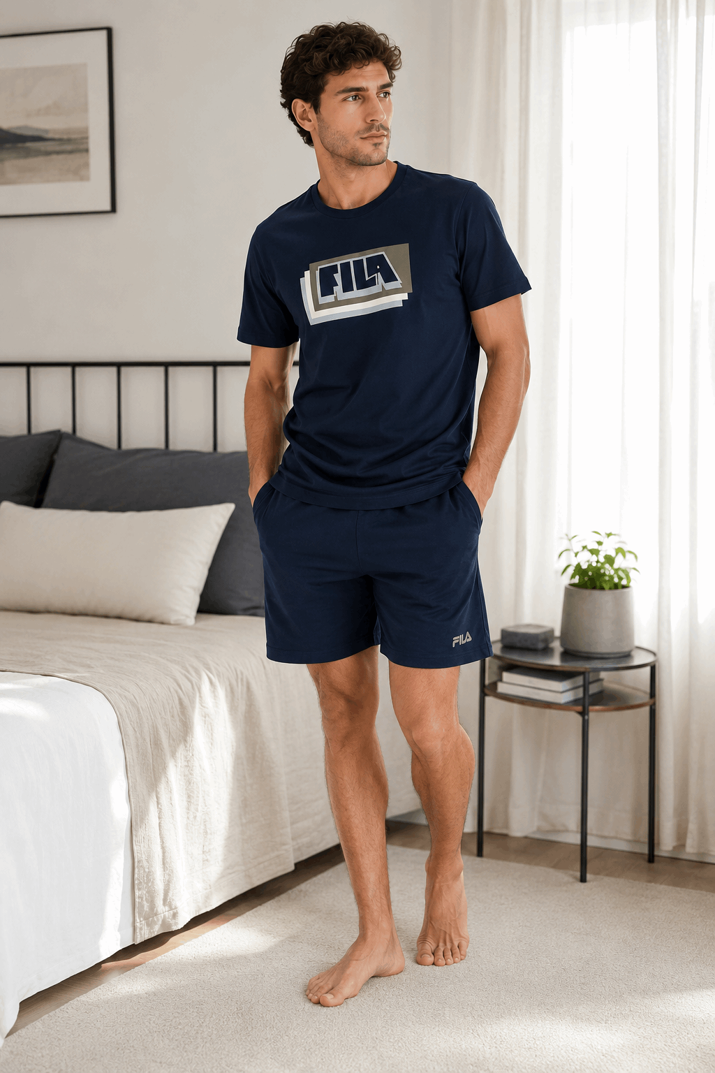 pigiama uomo estivo fila 2026 blu