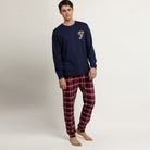 Pigiama invernale Uomo Disney Brontolo caldo cotone 64904 Disney