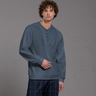 Pigiama Uomo invernale Punto Milano kissimo 26U15002 blu Kissimo Biancaluna