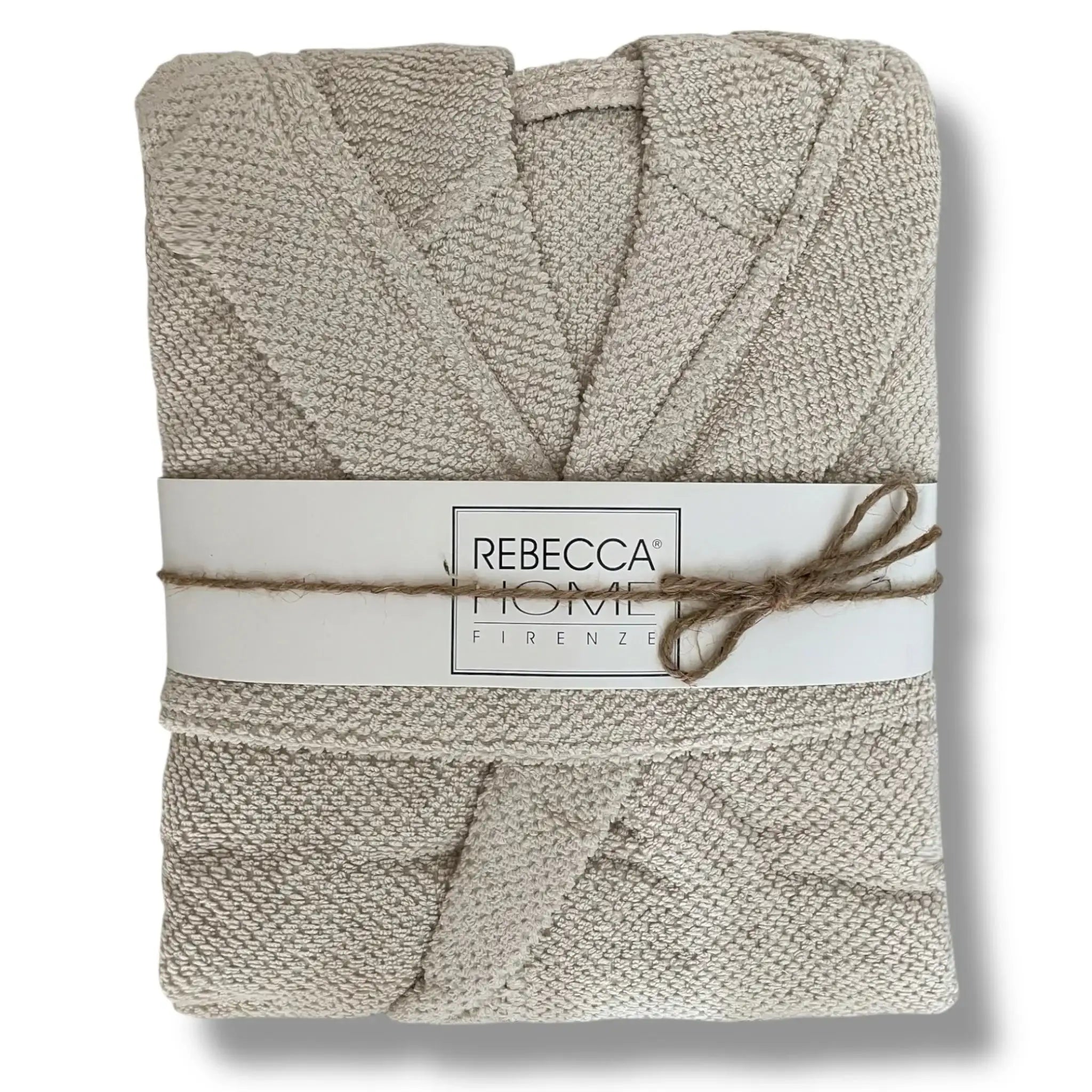 Accappatoio uomo donna spugna chicco di riso unisex art Giulia di Rebecca Home Rebecca Home