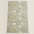 Telo Mare Fouta Micro Spugna Stampato art Oceano + colori Cavalieri Piazza Pitti