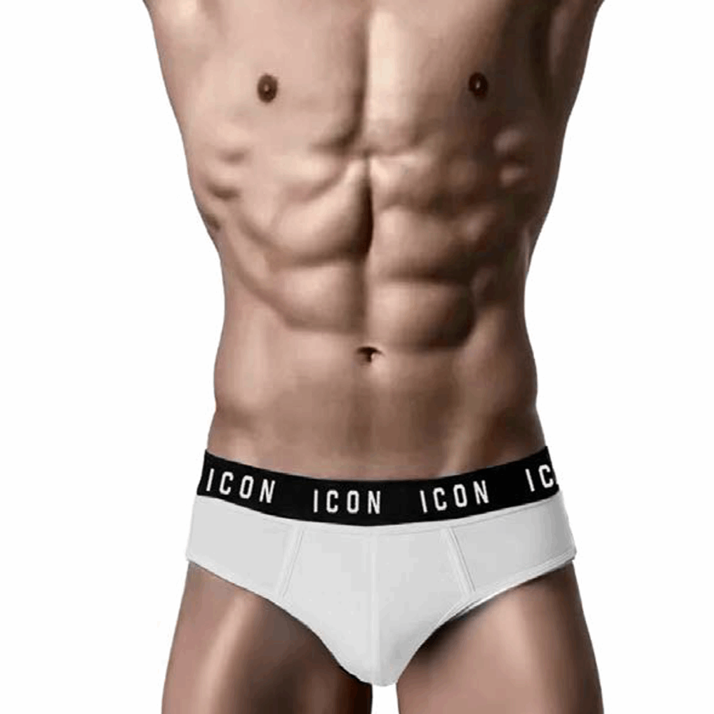 Slip uomo ICON 3-pack Bianco / nero Icon