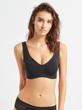 Reggiseno push-up+1 senza cuciture nero coppe estraibile 1/0387 Gisela Undies Gisela