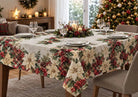 Tovaglia natalizia in cotone stampato 140 x 360 18posti vingi art Tiffany dis 05 Vingi