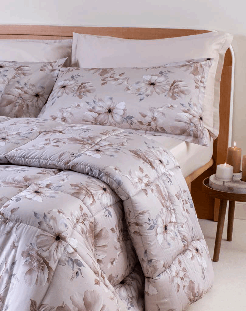 Trapunta Matrimoniale Neith Isla 270x270 Cotone Stampato Neith