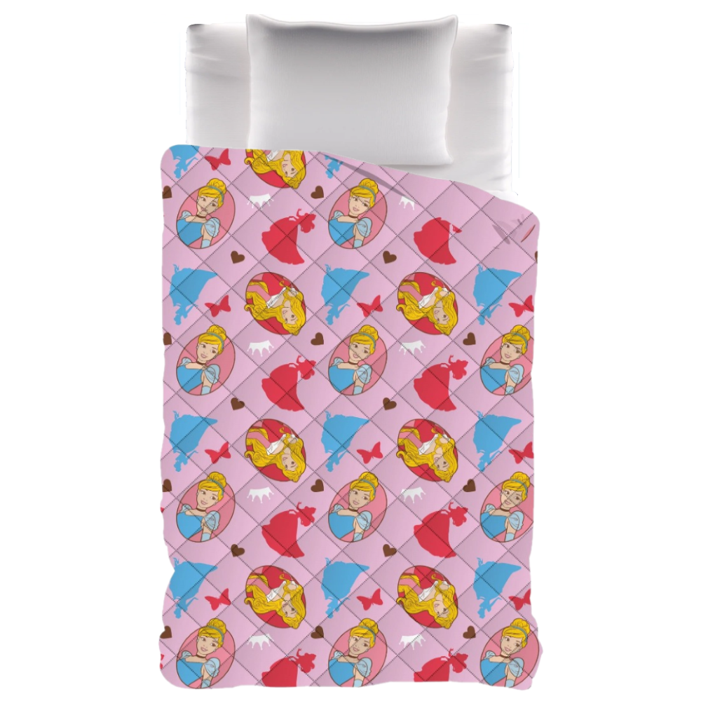 Trapuntino coperta Copriletto trapuntato Disney Princess Disney