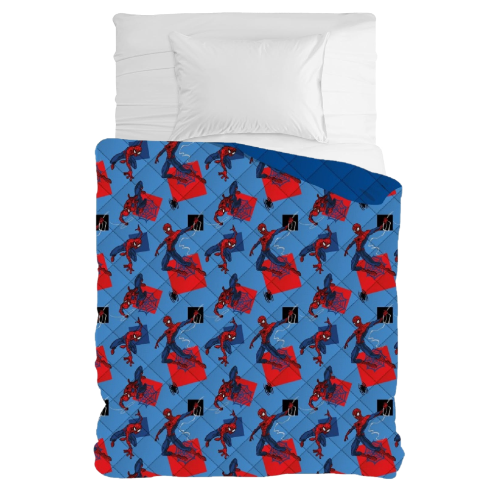 Trapuntino coperta Copriletto trapuntato Disney Spiderman Disney