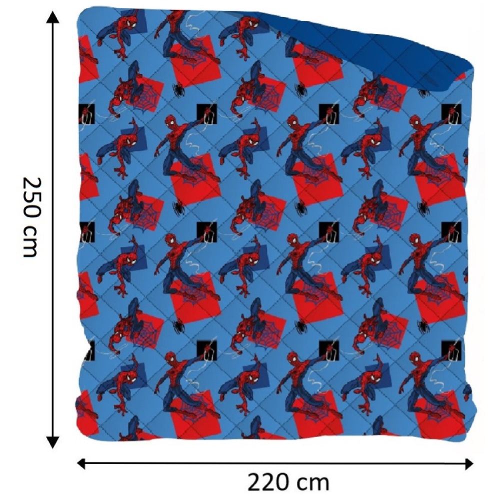 Trapuntino coperta Copriletto trapuntato Disney Spiderman Disney