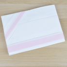 Completo 3 Pezzi Culla / Lettino in cotone art Aida Azzurro / Rosa MP13