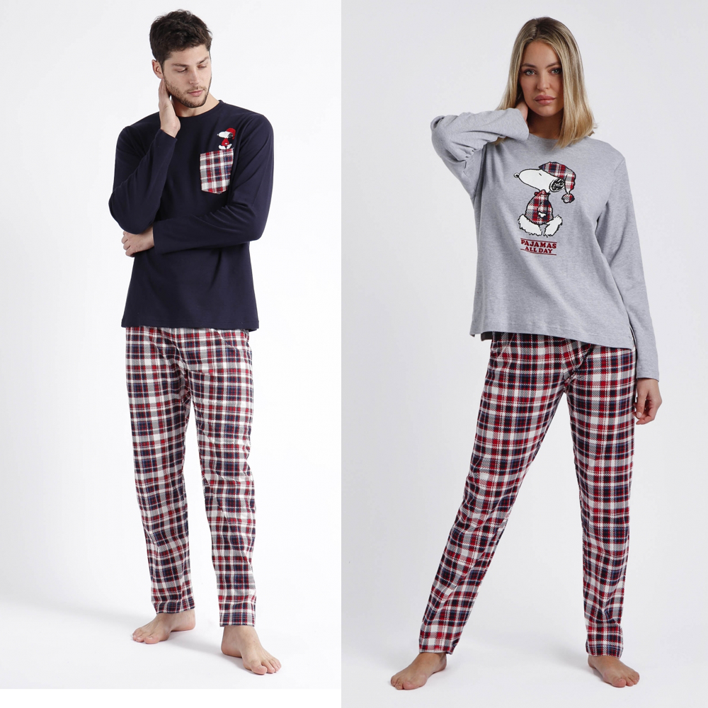 Pigiama sales uomo snoopy