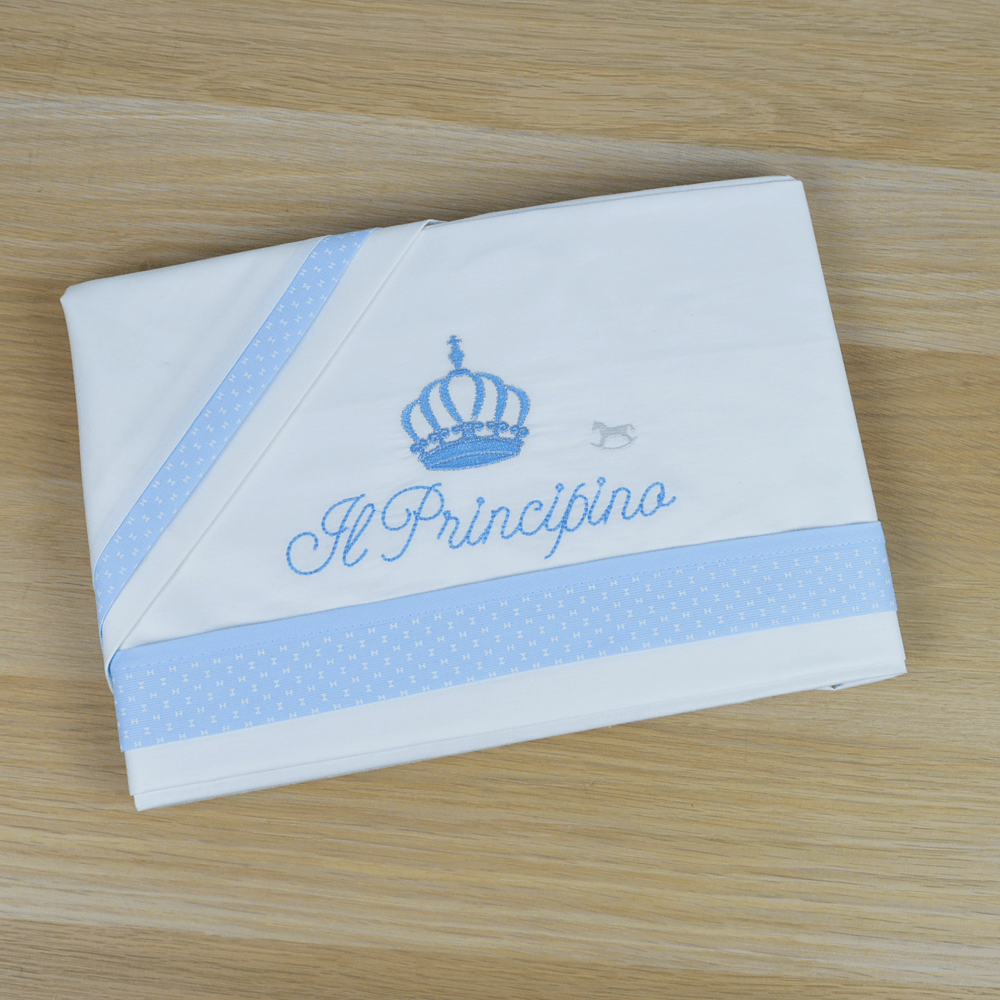 Completo 3 Pezzi Culla / Lettino in cotone art Principino MP653 Mio Piccolo