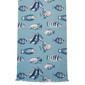Telo Mare Fouta Micro Spugna Stampato art Oceano + colori Cavalieri Piazza Pitti
