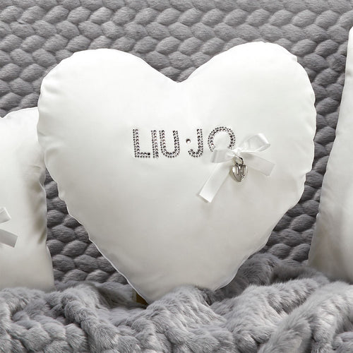 Cuscino arredo cuore Liu Jo in raso Tinta unita