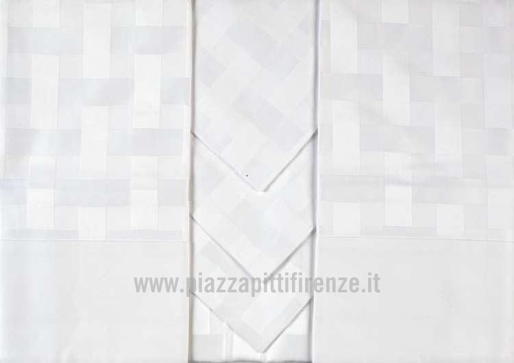 Cavalieri Piazza Pitti Servizio Tavola Cotone jacquard x 12 persone - Intreccio  + colori