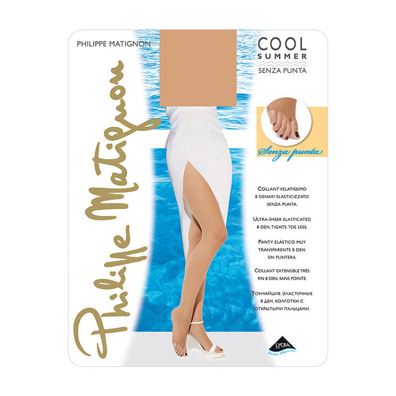 Collant velatissimo senza punta art Cool Summer 8 den - Philippe Matignon